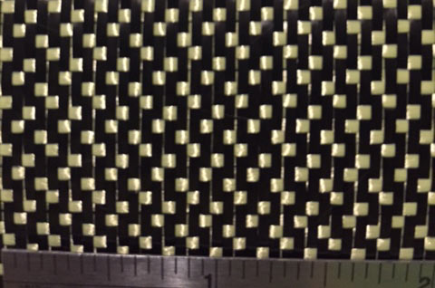 5oz '1st Quality' Carbon KEVLAR® Hybrid Fabric Sold by the yard 4" Wide 