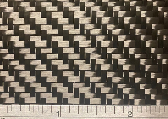 Kevlar Twill Weave Fabric - 1 yd Roll