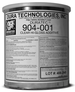 Duratec Clear Hi-Gloss Gel Coat Additive - Case (4 Gallons)
